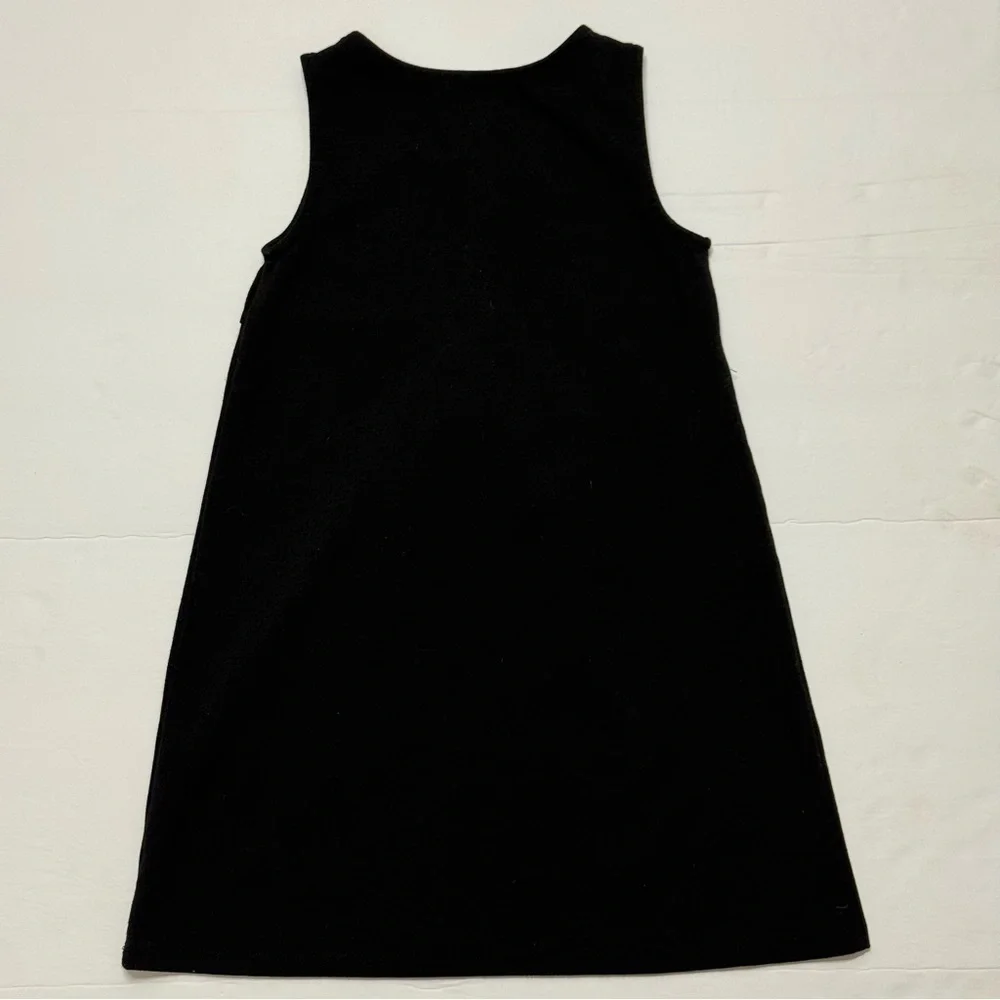 Size S 5/6 The Children’s Place Girls Black Uniform Pont Knit Jumper